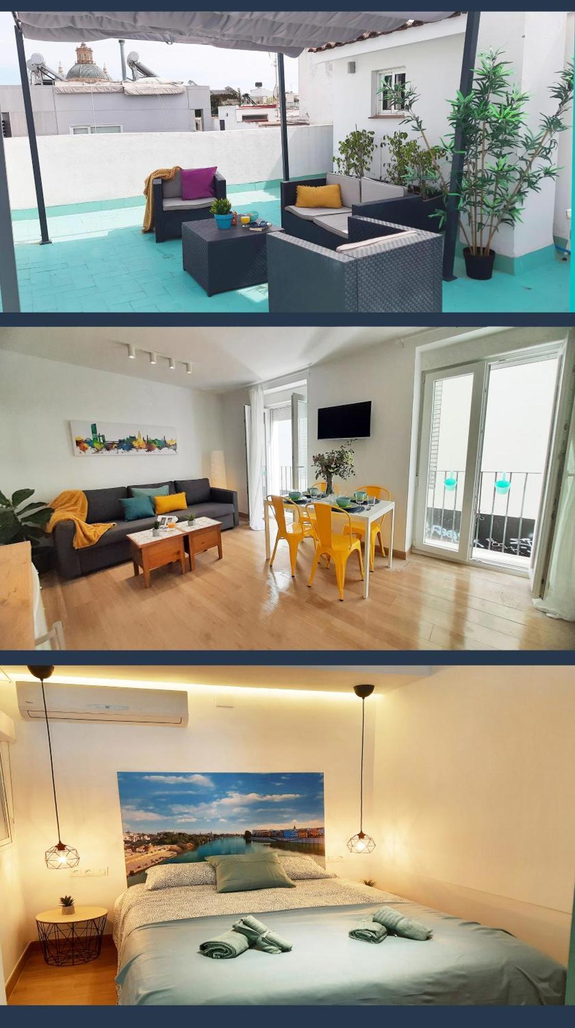 Lovely Center - Alameda Sunny Terrace Appartement Séville